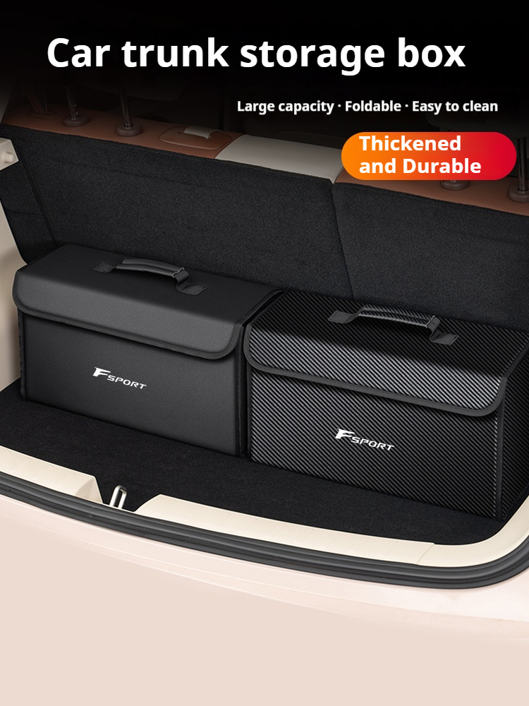 For Lexus F Sport ES RX LS500h - Car Trunk Organizer Foldable Storage Box review and price