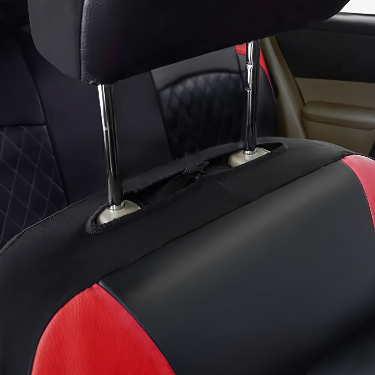 New Car Seat Covers Quilted Di - Leather Car Seat Covers Full Set Universal review and price