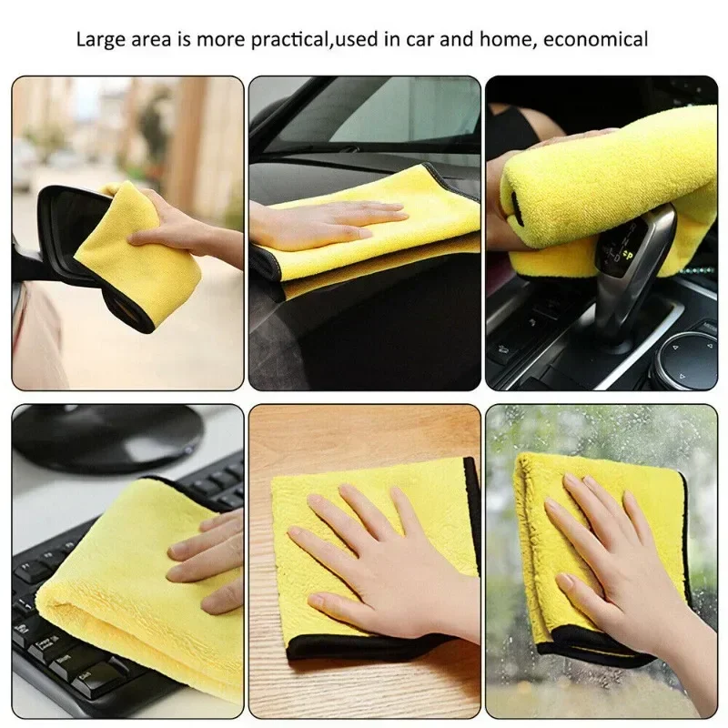 Double Sides Car Microfiber To - Microfiber Car Drying Towel Super Absorbent review and price