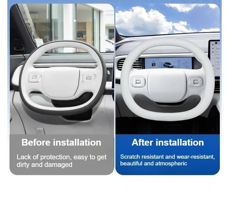 For Xpeng G6 2025 Car Steering - Car Steering Wheel Cover Anti Slip Breathable review and price