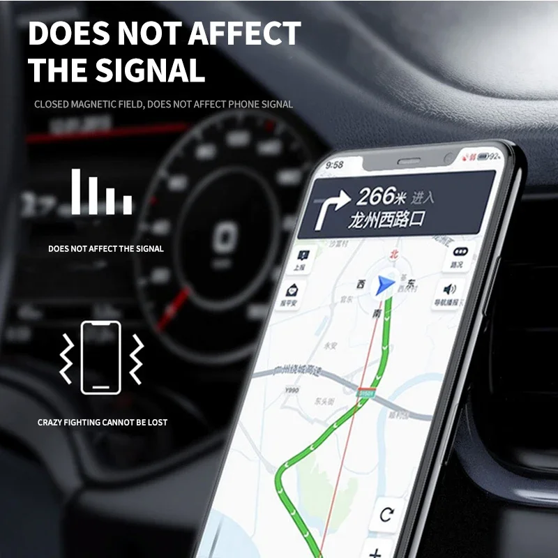 Mini Car Phone Holder Air Vent - Magnetic Phone Holder For Car Vent review and price
