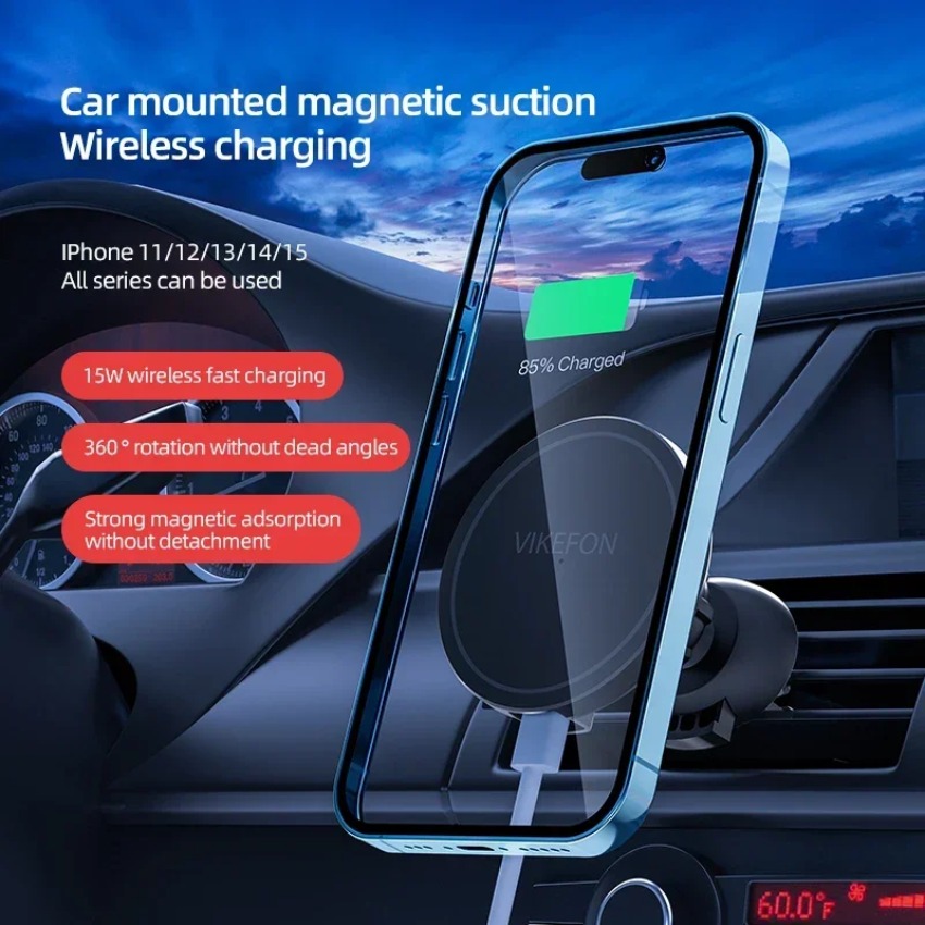 Car Wireless Charger Magnetic  - Magnetic Phone Holder For Car Vent review and price