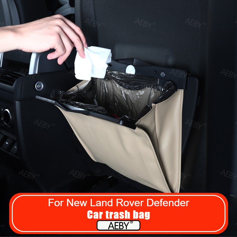 For New Land Rover Defender 90 - Waterproof Car Trash Can With Lid review and price