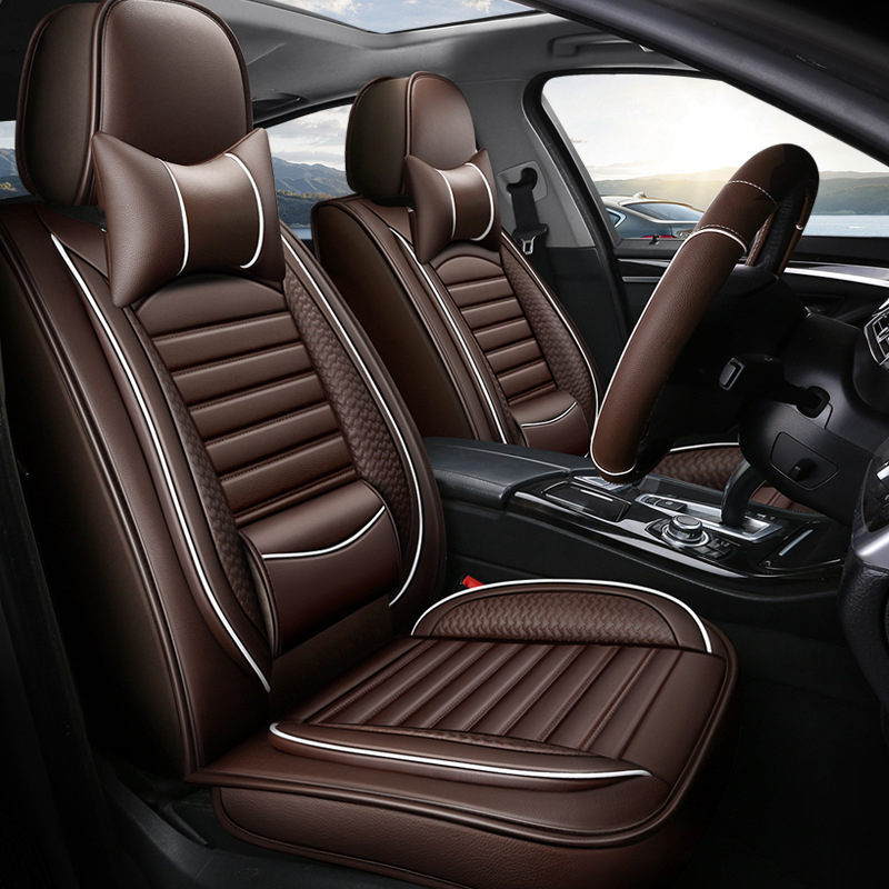Full Set Luxury Car Seat Cover - Leather Car Seat Covers Full Set Universal review and price