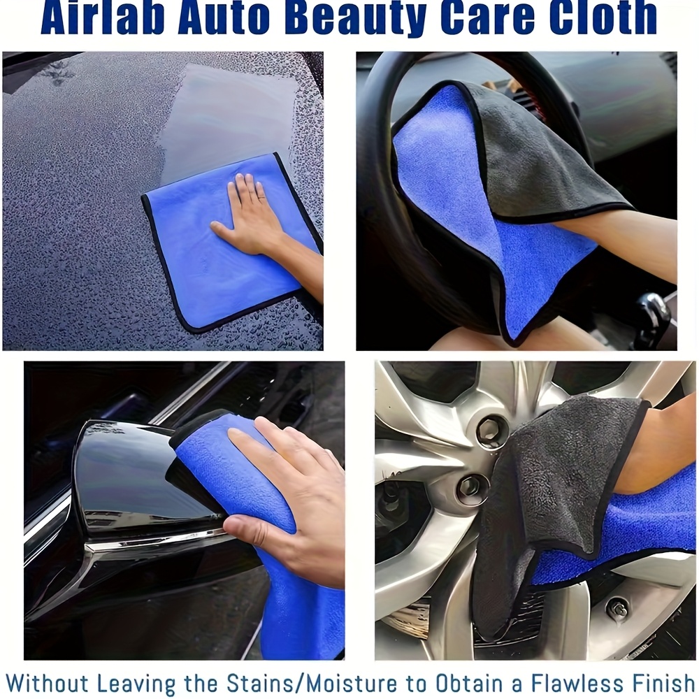 1-10pcs Microfiber Car Cleanin - Microfiber Car Drying Towel Super Absorbent review and price