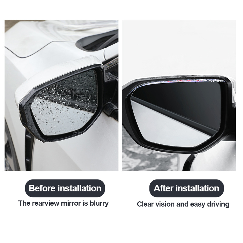 2pcs Car Rearview Mirror Rain  - Anti Glare Car Rearview Mirror Film review and price