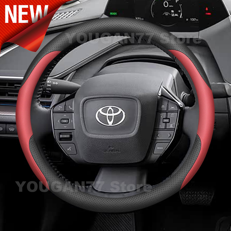 Leather Car Steering Wheel Cov - Car Steering Wheel Cover Anti Slip Breathable review and price