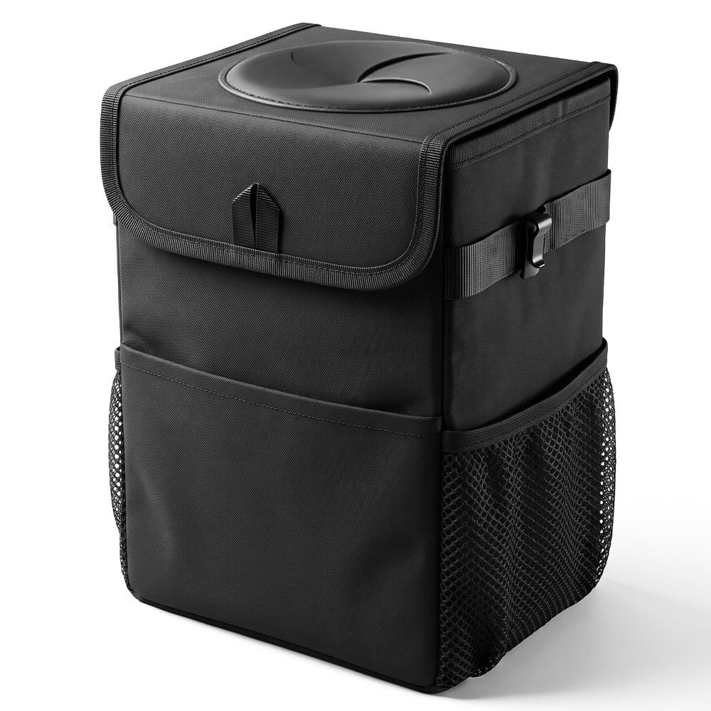 Collapsible Car Trash Can with - Waterproof Car Trash Can With Lid review and price