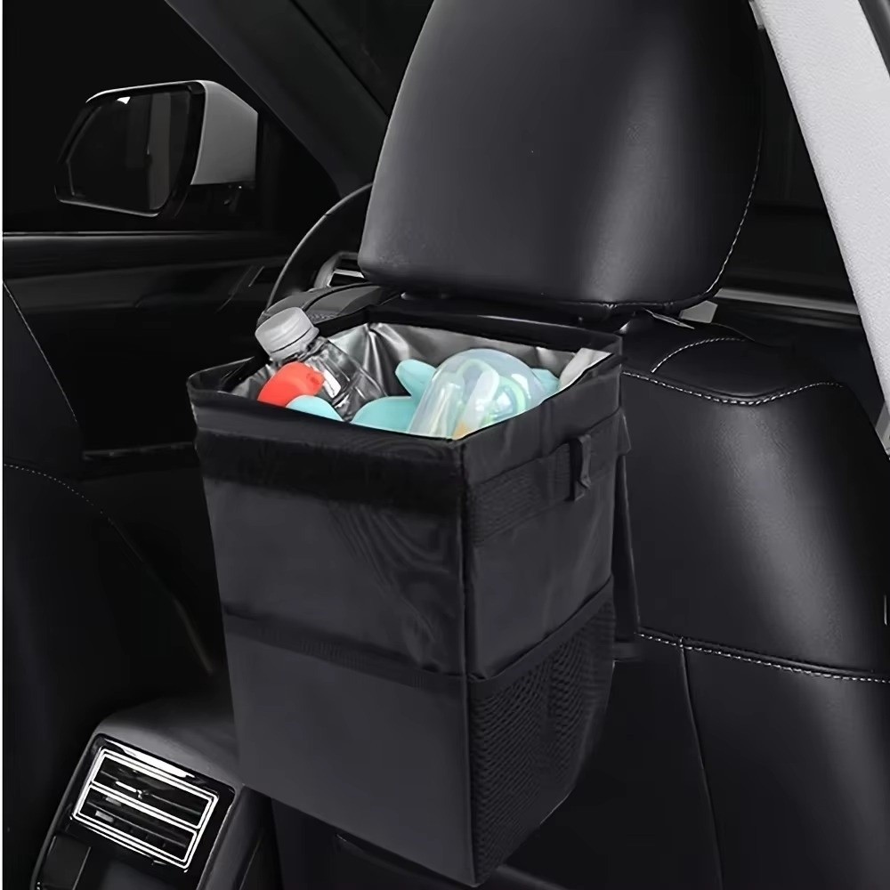 Collapsible Car Trash Can with - Waterproof Car Trash Can With Lid review and price