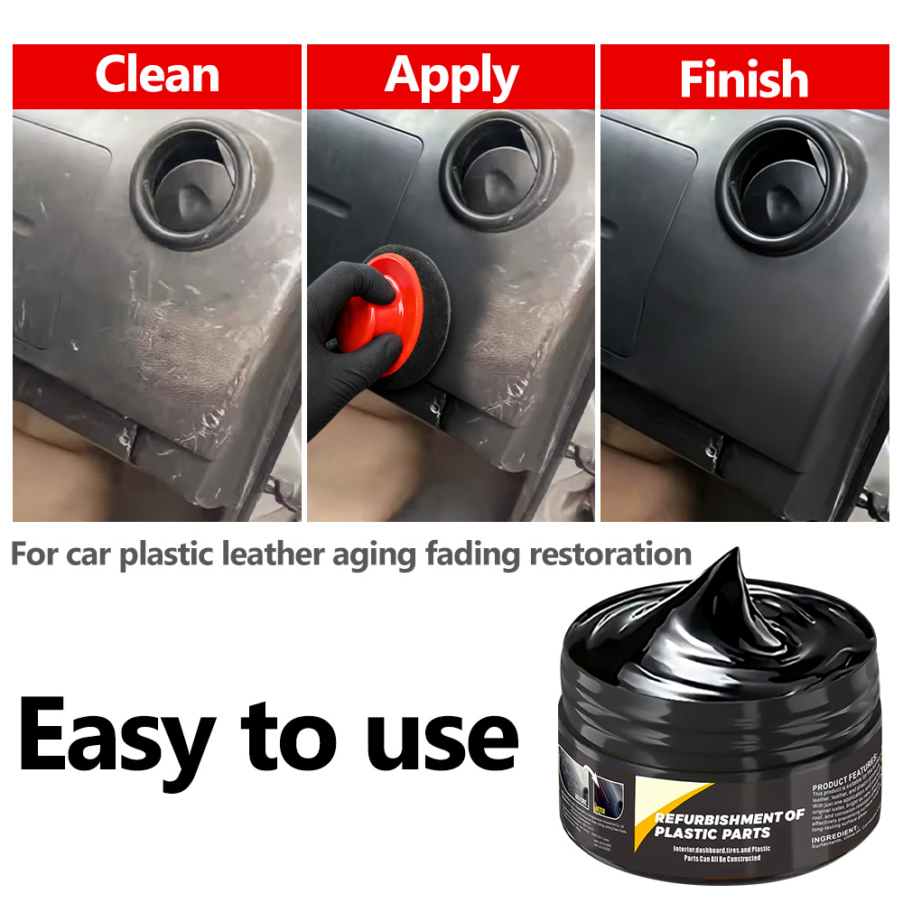 B1257 Car Interior Plastic Lea - Car Scratch Repair Polishing Wax Paste review and price